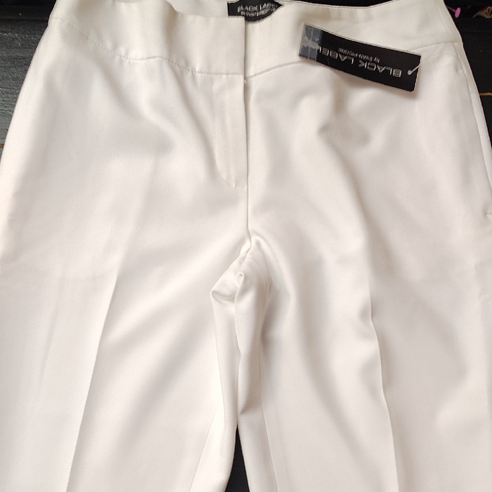 Black Label Crisp White Trousers - Picture 6 of 14